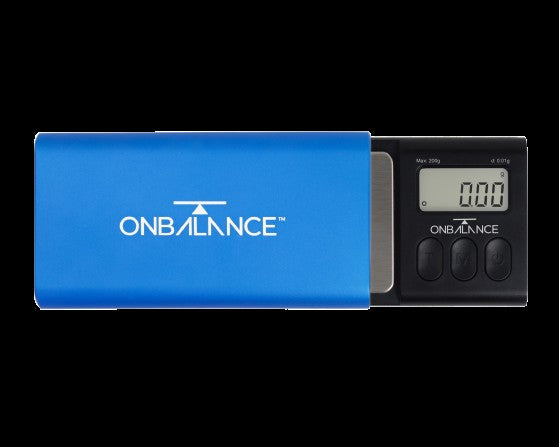 Waage On Balance Slide Miniscale 200 g/0,01 g, blau