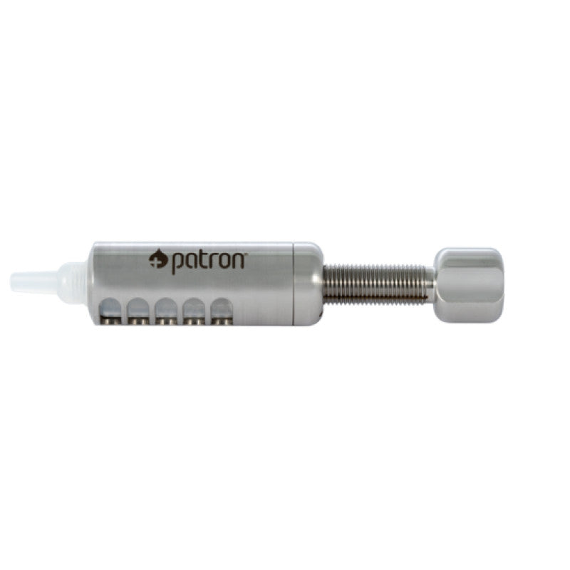 APOLLO Dispenser 5 ml, metallischer Dosierer mit Kunststoffspitze