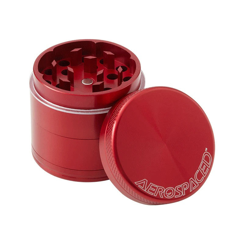 Vierteiliger Grinder Aerospaced by Higher Standards, 40 mm, rot