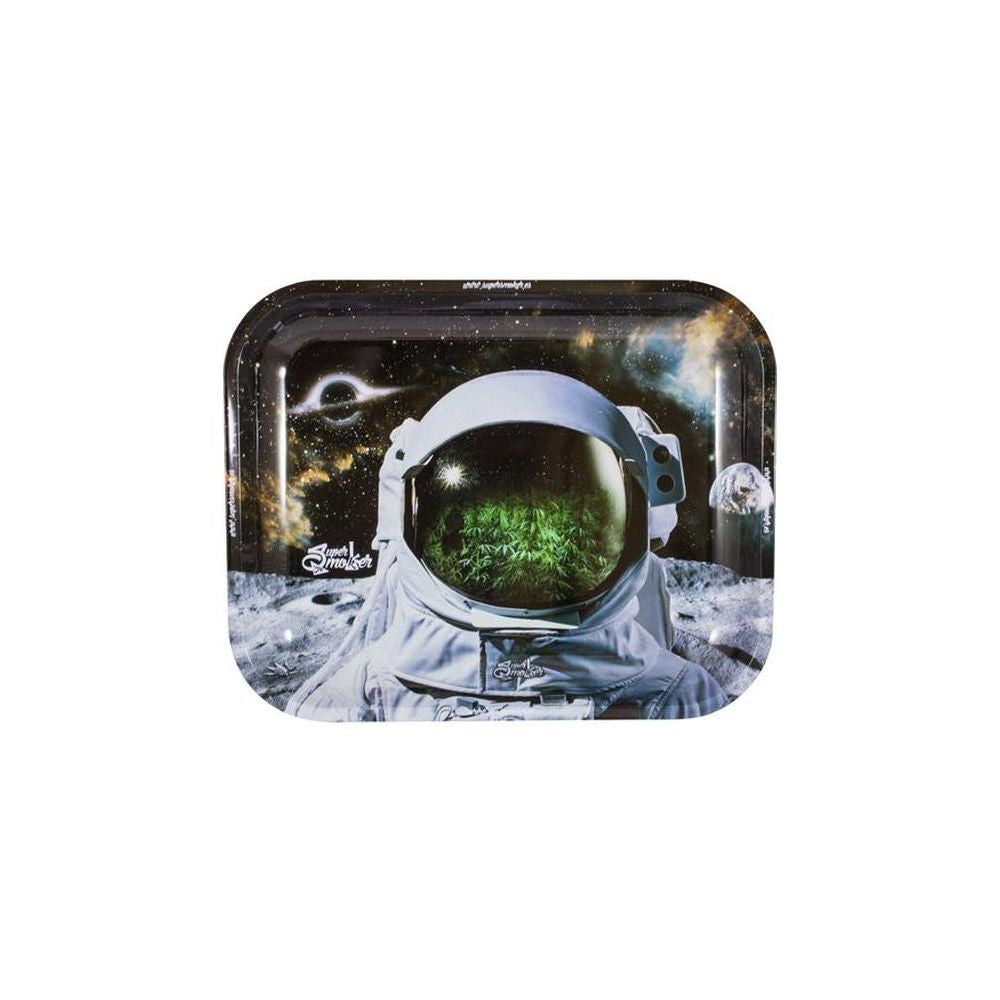 Supersmoker metal rolling tray Space 340x275x30 mm