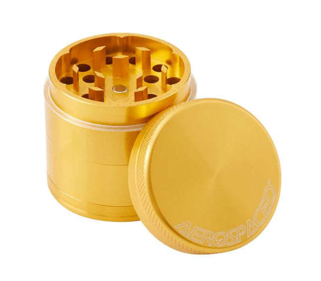 Vierteiliger Grinder Aerospaced by Higher Standards, 40 mm, goldfarben