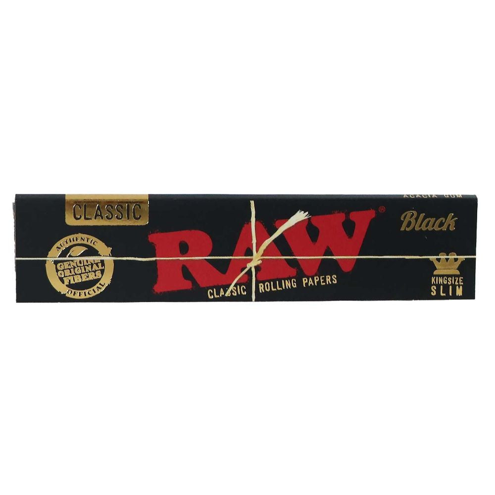 RAW Schwarz King Size Slim, 1 Stück