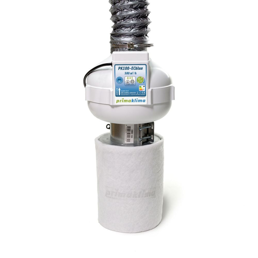 Prima Klima Ventilation PKVS Set PK100-ECblue RJ45, 580 m3/h