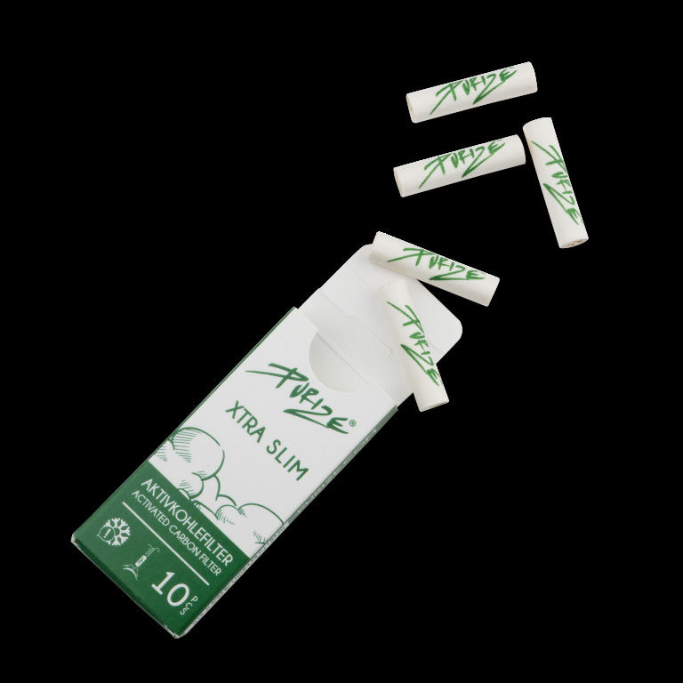 PURIZE® Aktivkohlefilter - XTRA Slim Size, Schachtel 10 St., weiß