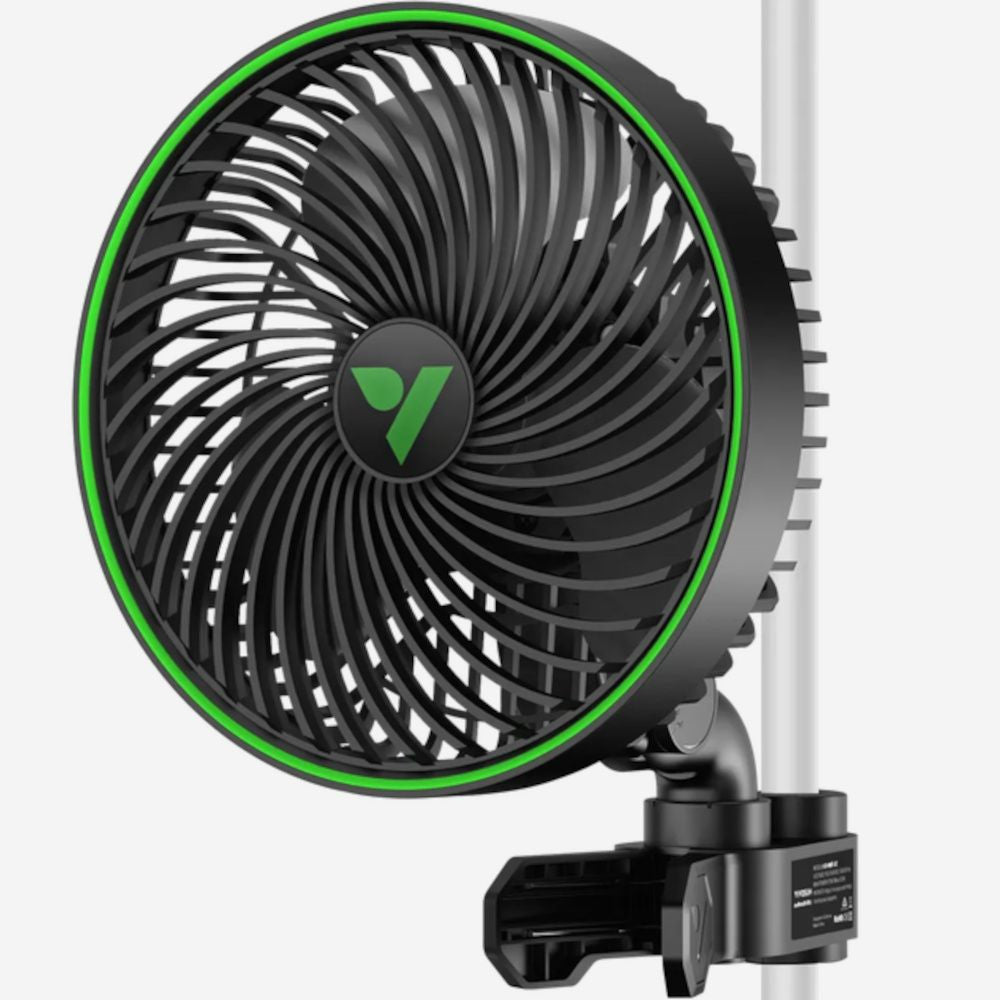 VIVOSUN AeroWave E6 GEN2 Clip-Ventilator mit EC-Motor, 12 W/15 cm