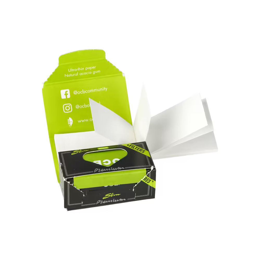 OCB Papiere und Filter Rolls Premium Slim, BOX 24 Stk.