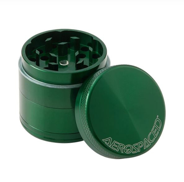 Vierteiliger Grinder Aerospaced by Higher Standards, 40 mm, grün