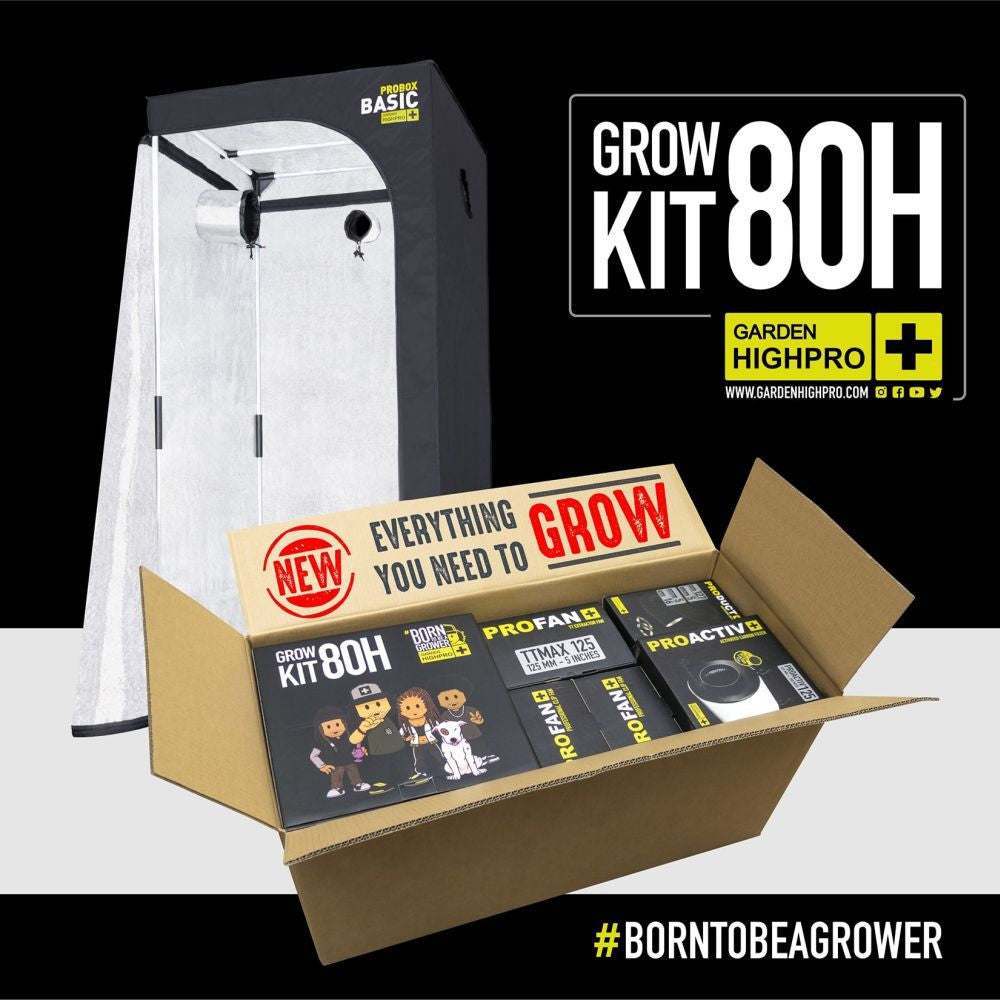 Garden High Pro Grow Kit 80 Komplettset, 80x80x180 cm