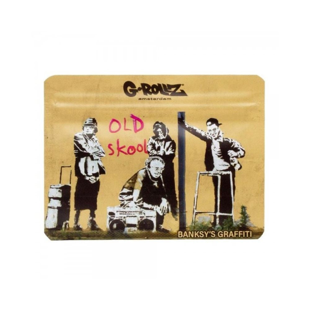 G-Rollz Banksy's Graffiti Reißverschlusstasche - 105x80 mm Old Skool
