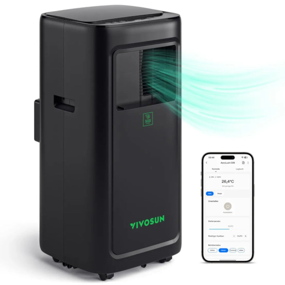 VIVOSUN AeroLush C08 Intelligente WiFi-Klimaanlage 4-in-1