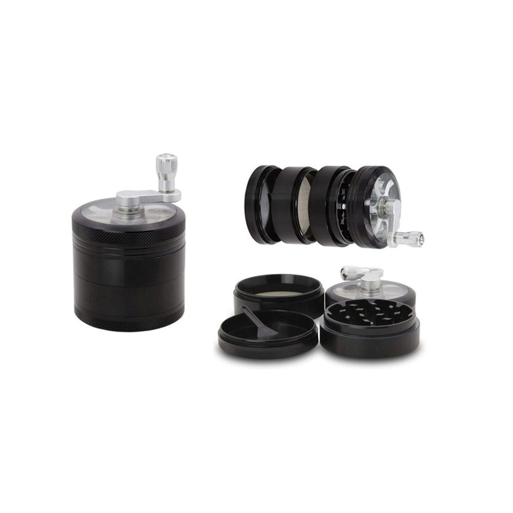 Four-piece grinder Hammercraft, 60mm grinder Black