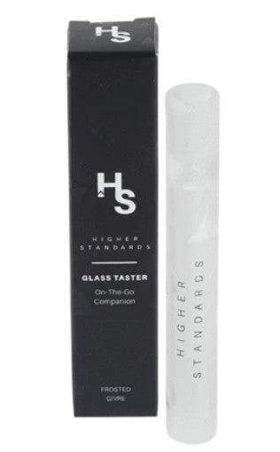 Designer-Glasrohr Higher Standards - Glass Taster, frostig