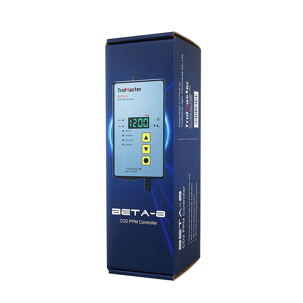 Trolmaster Digital CO2 PPM controller Beta-8 - ohne Adapter (Schuko DE Endstück)