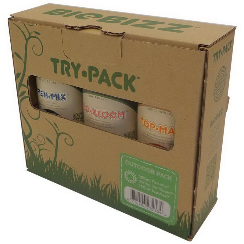 Biobizz Try Pack Outdoor 750 ml, Düngemittel-Kit