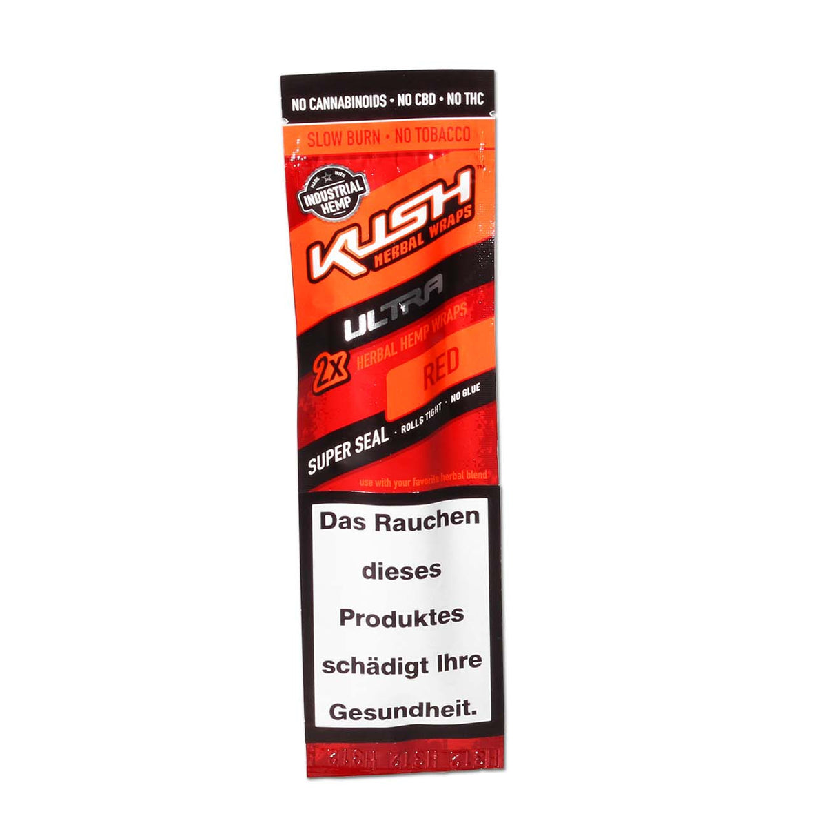 Kush Herbal Hemp Blunt Wraps Ultra Red, 2 St.