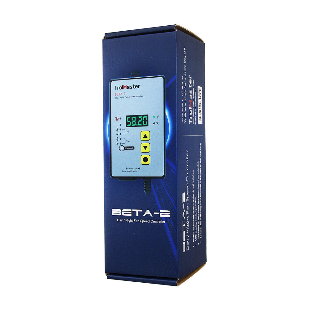 Trolmaster Digital Day/Night Fans Speed Controller Beta-2 - mit Adapter (CZ/EU Endstück)