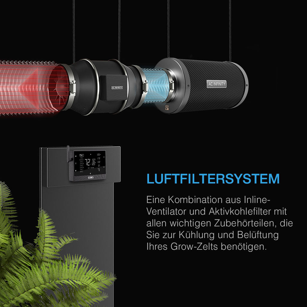 AC Infinity Luftfilter-Set PRO 100 mm – Bild 3