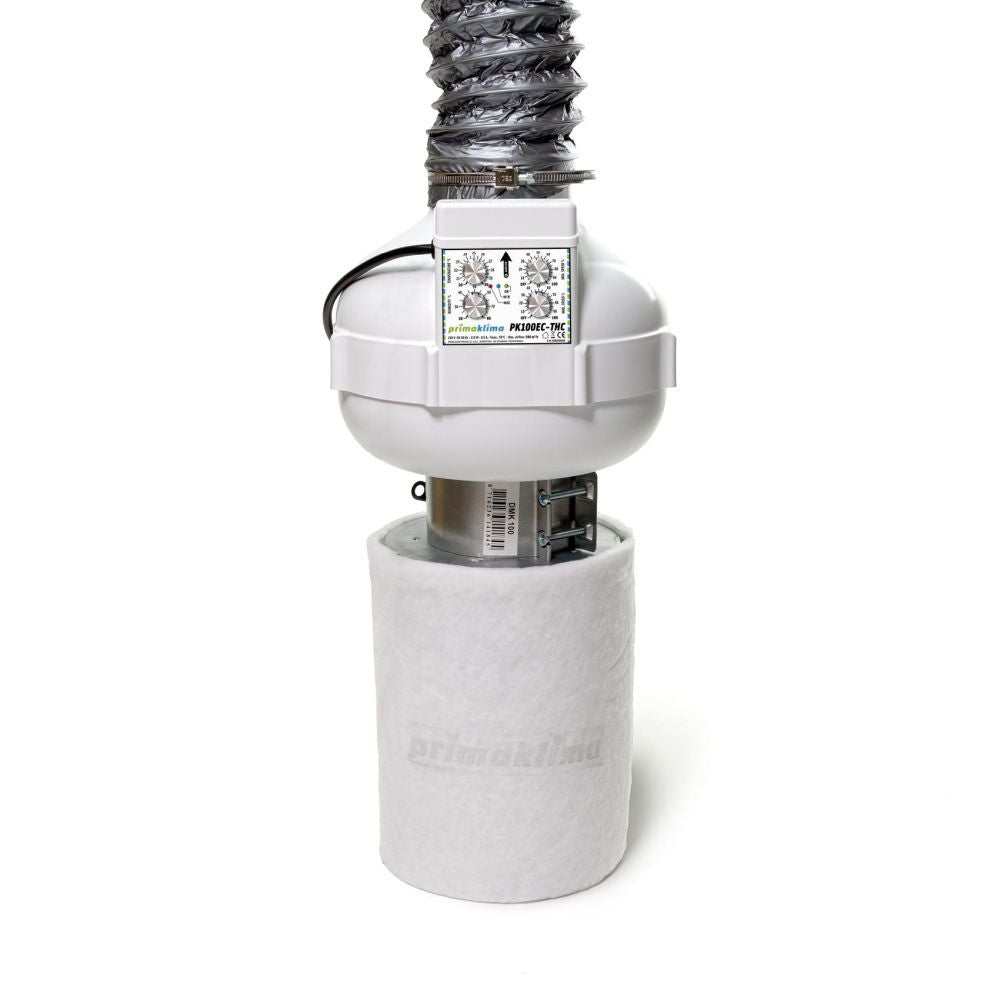 Prima Klima Ventilation Set PKVS PK100EC-THC - Temperatur- & Feuchtigkeitsregelung, 580 m³/h