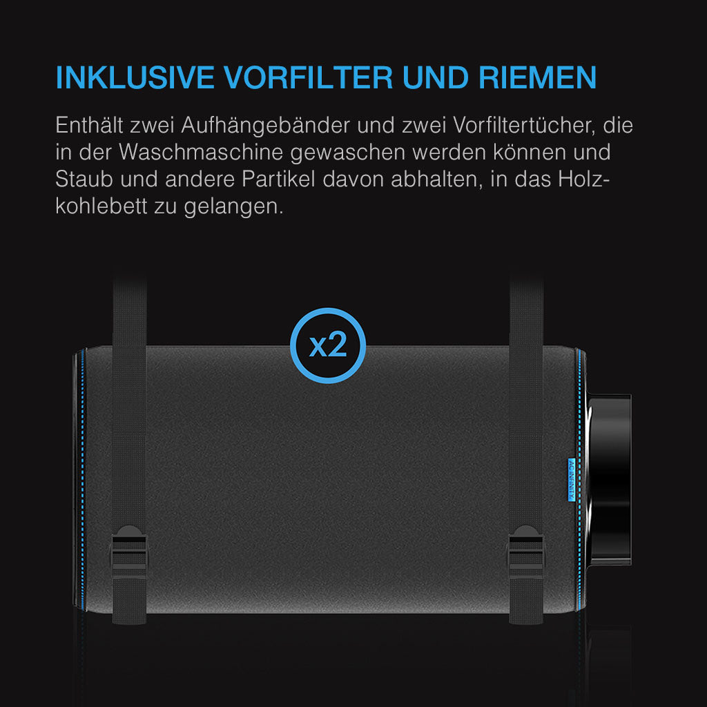 AC Infinity Aktivkohlefilter XL 200 mm – Bild 5