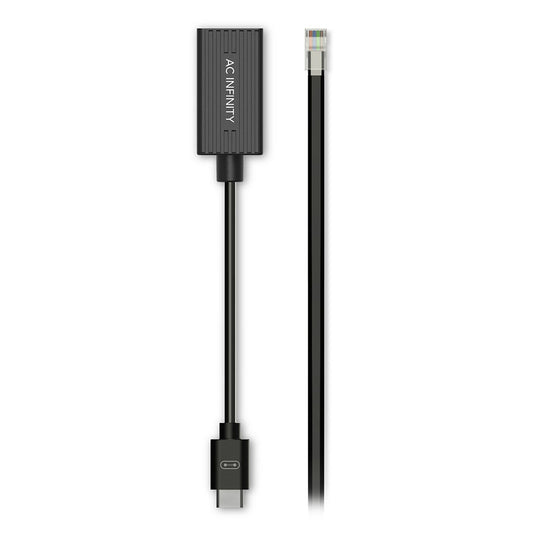 AC Infinity UIS Beleuchtungsadapter Typ-A, für RJ11/12 Stecker Leuchten mit PWM oder 0-10V Dimmer
