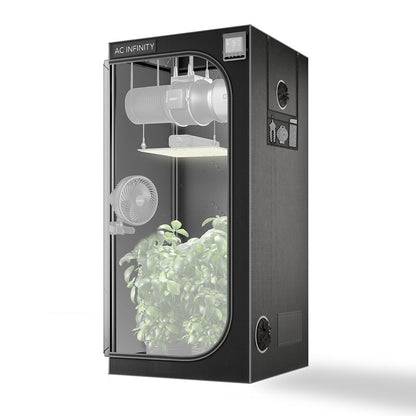AC Infinity CLOUDLAB 722, Advance Grow Zelt 60 x 60 x 180 cm, 2000D Diamant Mylar Gewebe (Gen2)