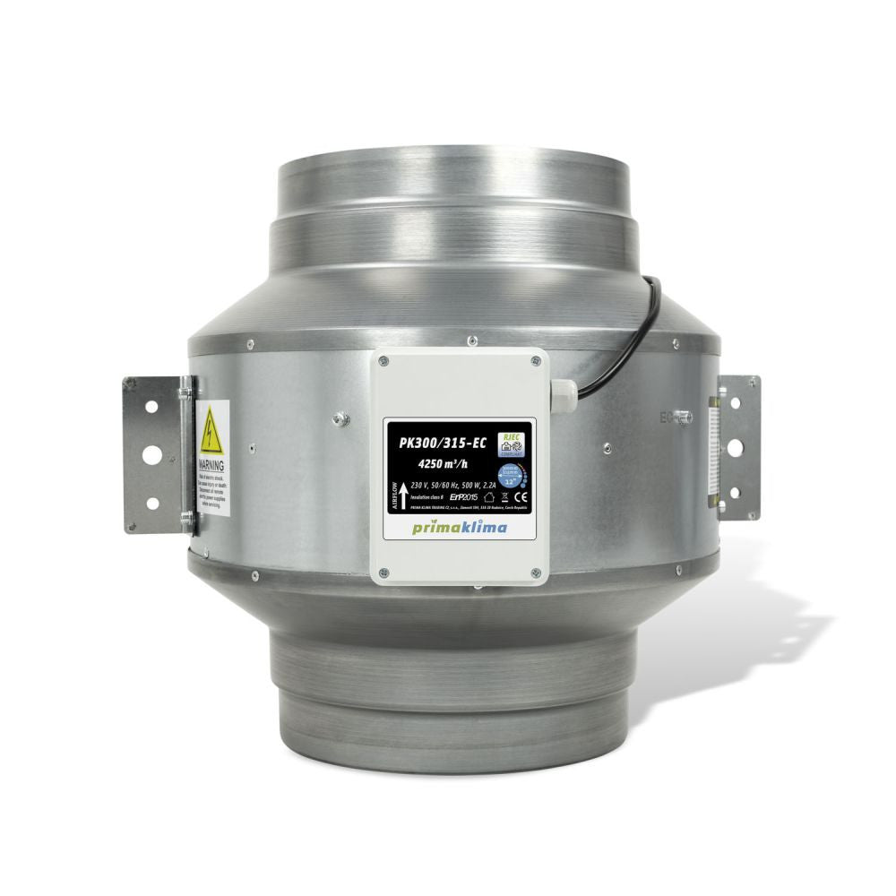 Prima Klima Rohrventilator Blueline PK300/315-EC - 4400 m3/Std, EC motor