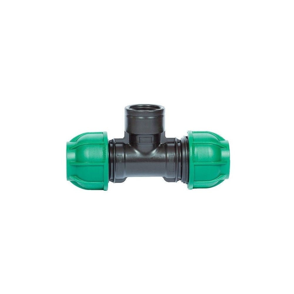 CONNECTO T – Stück mit Innengewinde am Abzweig 20x3/4" x 20 mm