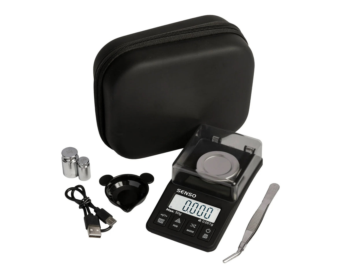 Waage On Balance Senso Carat scale, 50 g/0,001 g, schwarz