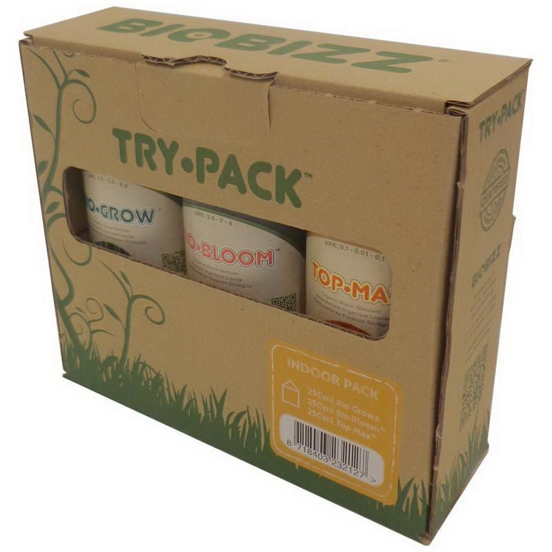Biobizz Try Pack Indoor 750 ml, Düngemittel-Kit