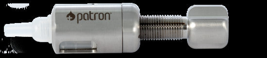 APOLLO Dispenser 2 ml, metallischer Dosierer mit Kunststoffspitze