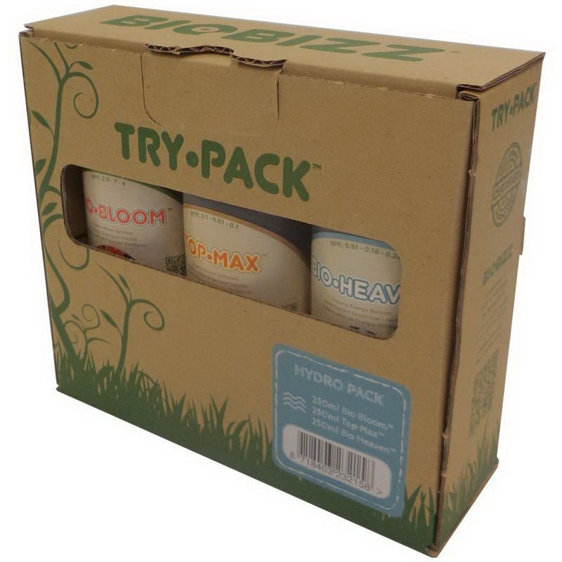 Biobizz Try Pack Hydro 750 ml, Düngemittel-Kit