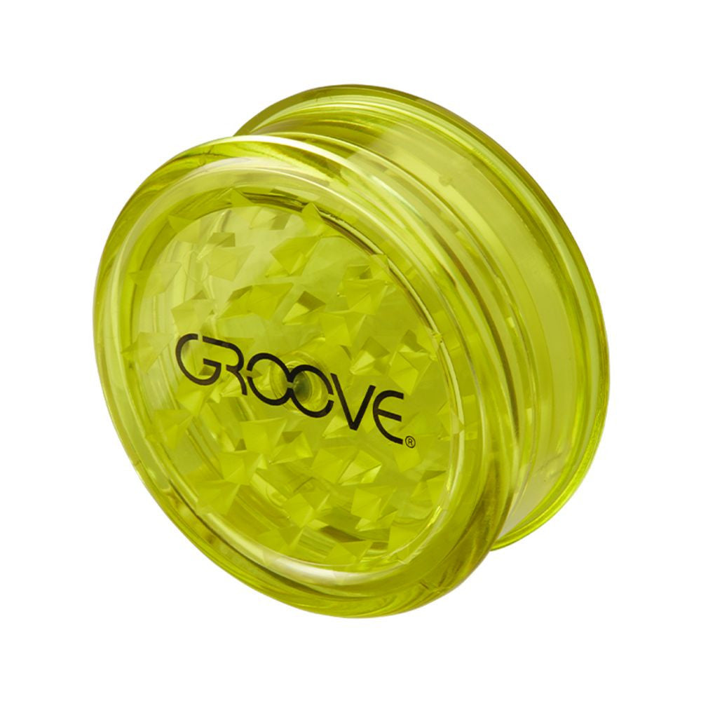 Groove Acrylic Grinder yellow
