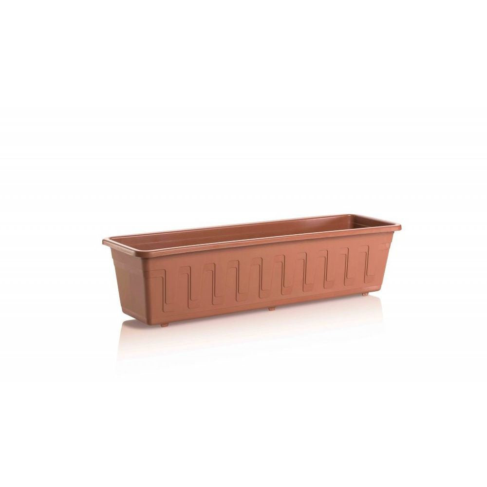Blumentopf Garten, Länge 60cm Terrakotta
