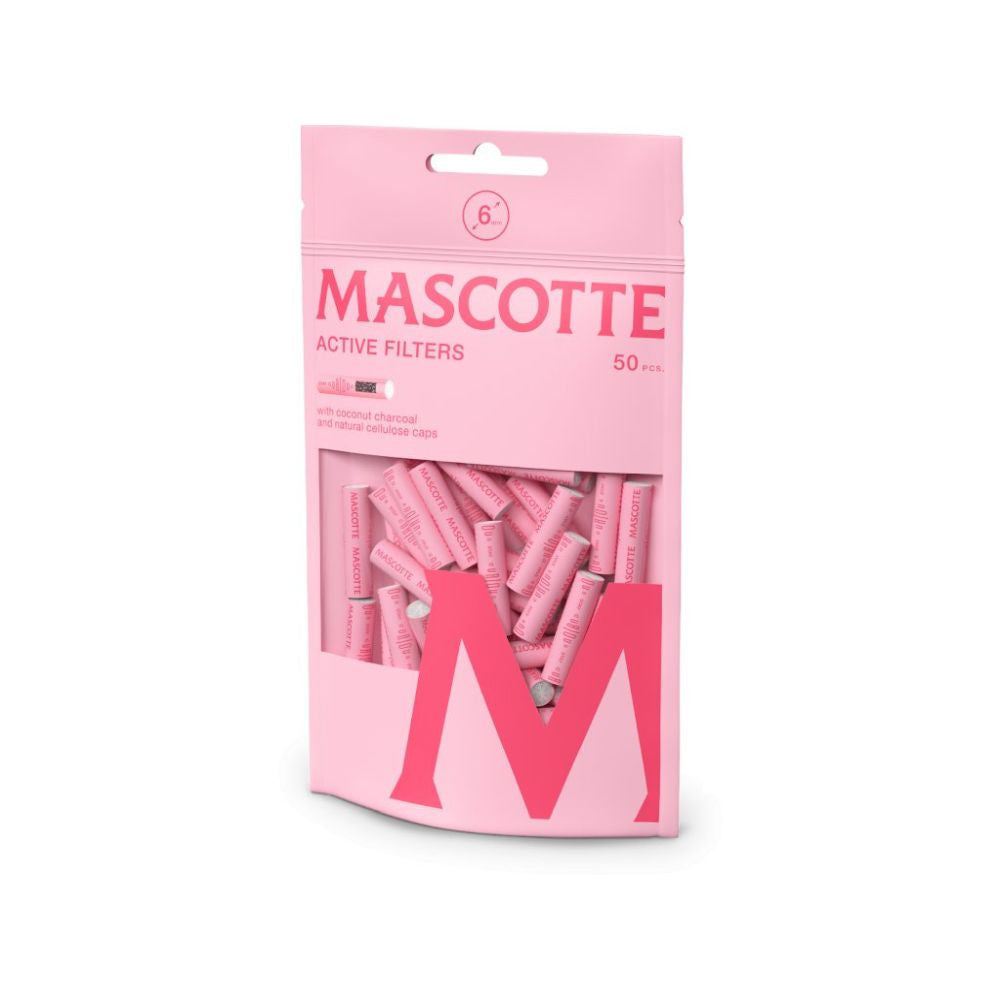 Mascotte Pink Active Filter 6 mm, 50 Stk.