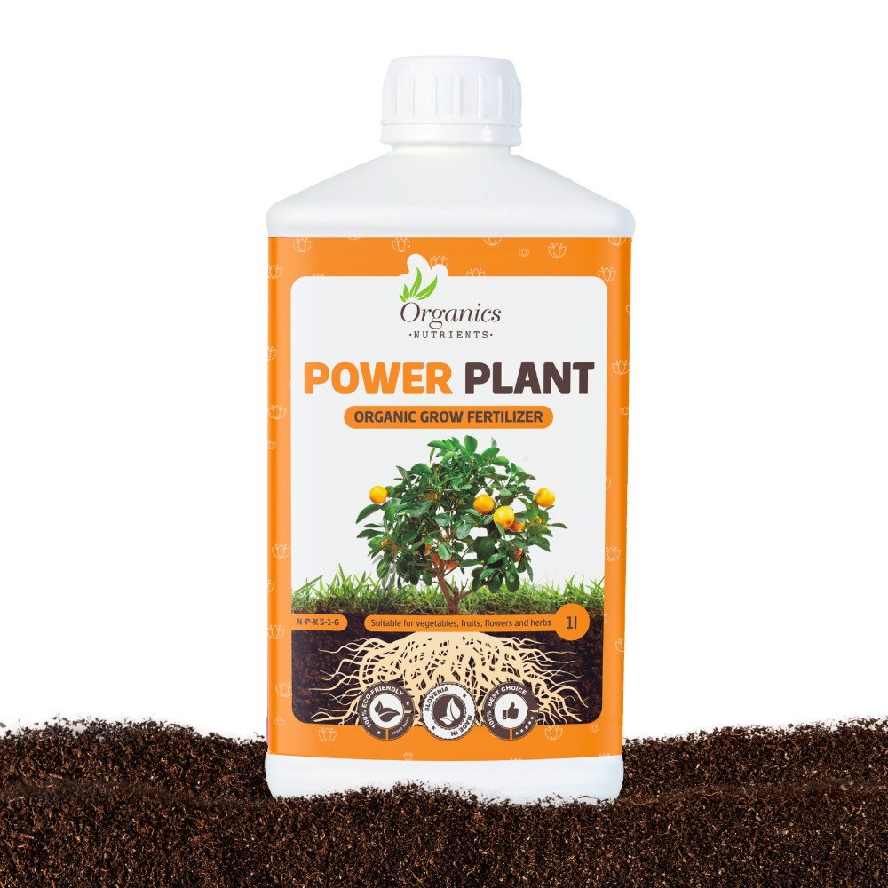 Organics Nutrients Power Plant organischer Wuchs- und Blütedünger Flasche