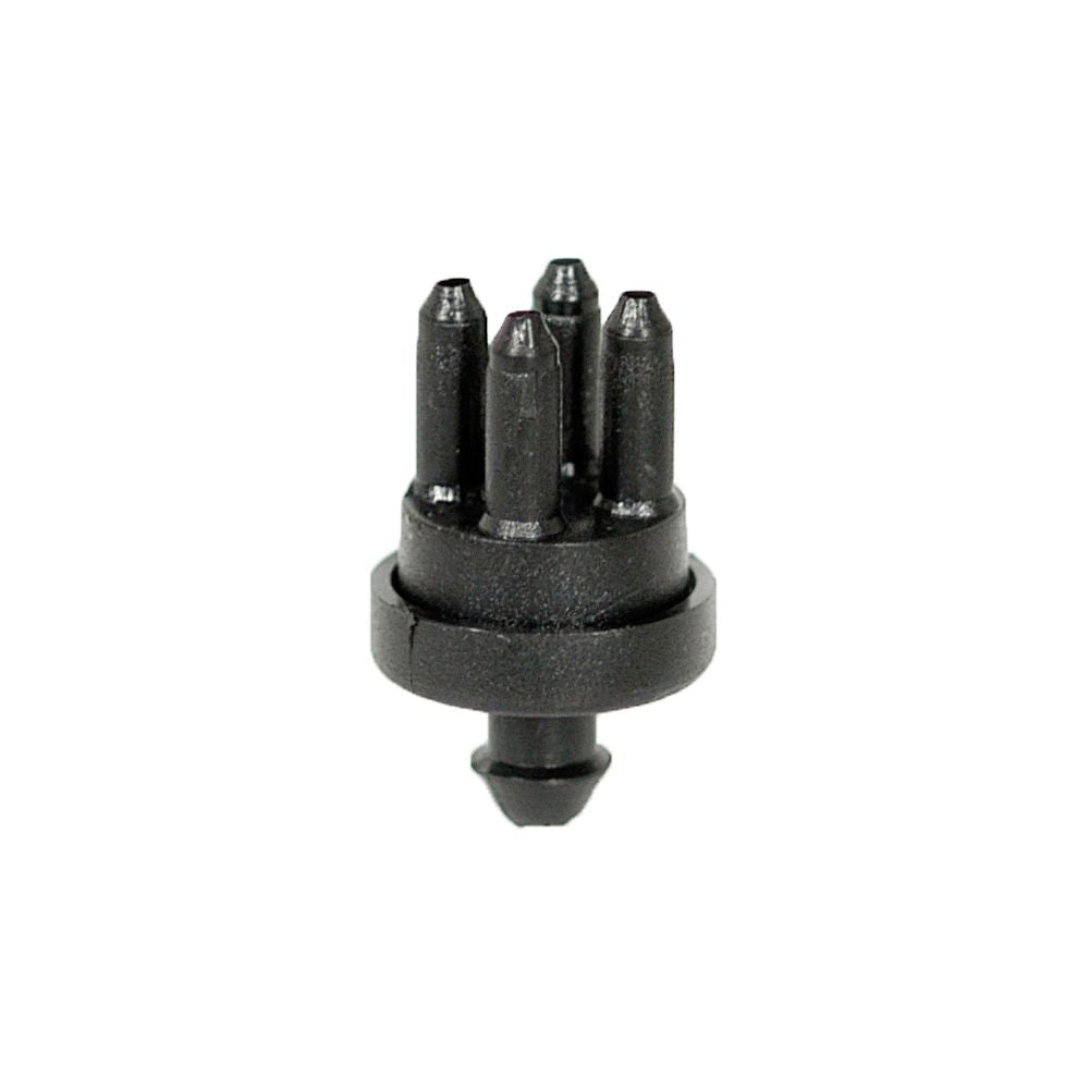 Verteiler für 4 Kapillaren 5 mm mit Spitze und Stacheln nach oben