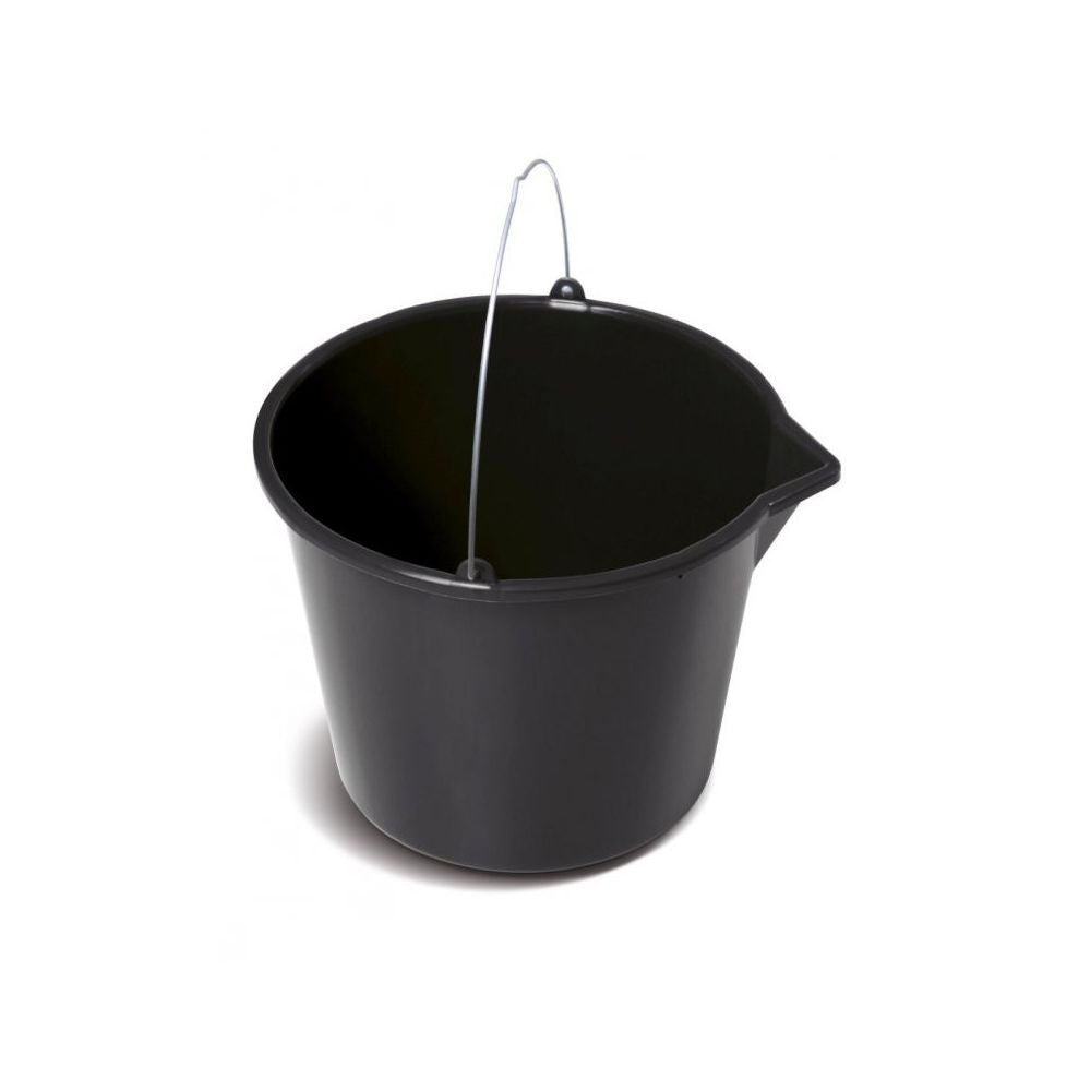 Garten Eimer mit Ausgießer, schwarz 16l
