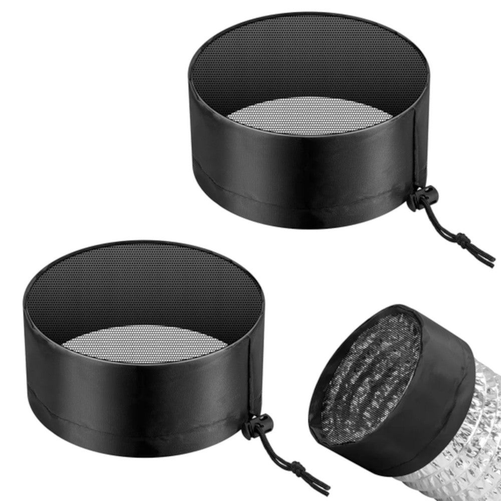 VIVOSUN Abdeckung für Lüftungsöffnung 150 mm mit elastischem Band und fester Klammer, 2 St.