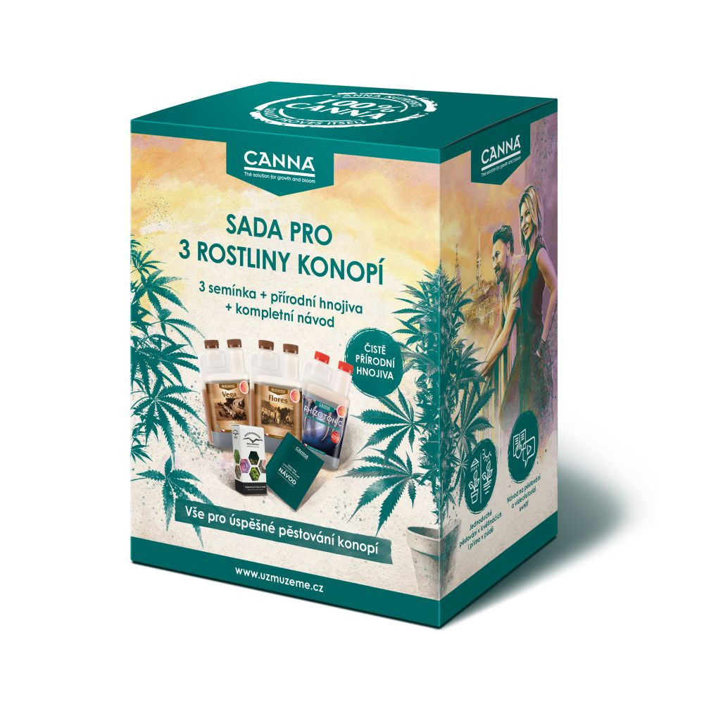 CANNA Set für 3 Pflanzen