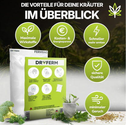 DryFerm Bags 3er Sets – Passives Trocknen & Curing ohne Technik