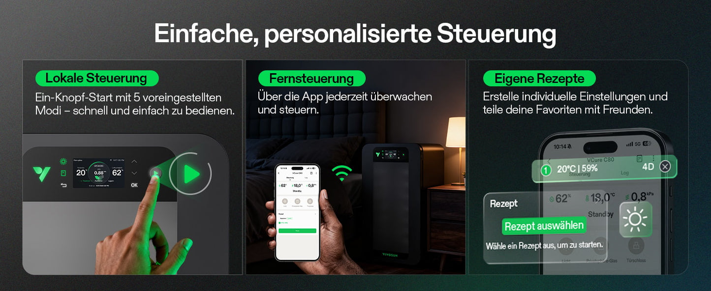Vivosun VCure | Trocknen & Curing mit Klimakontrolle - Vorbestellung