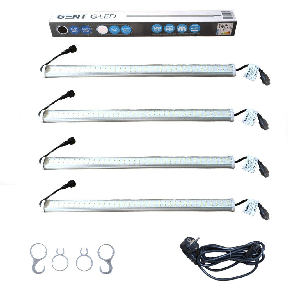 GENT G-LED 26W Linkable x4, für Wachstum 6500K, inklusive Netzkabel