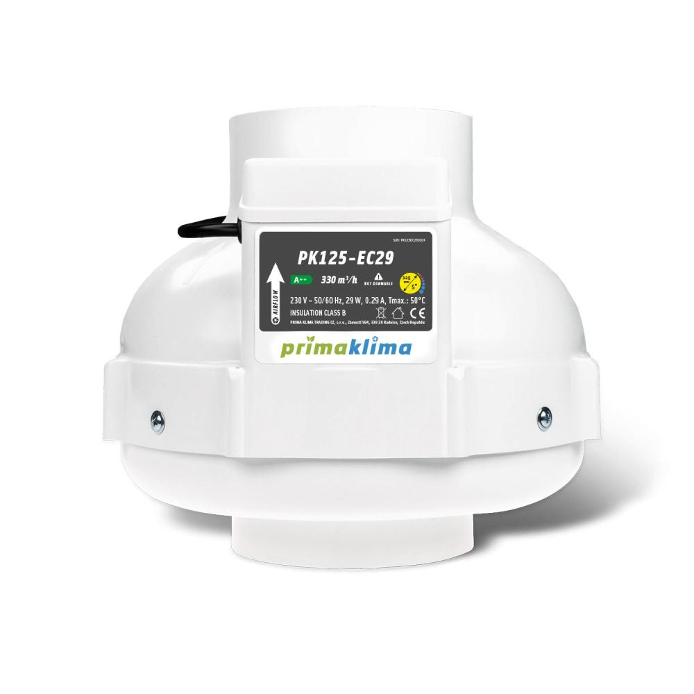 Prima Klima Rohrventilator EC 125 mm - 330 m³/h, 1-stufig