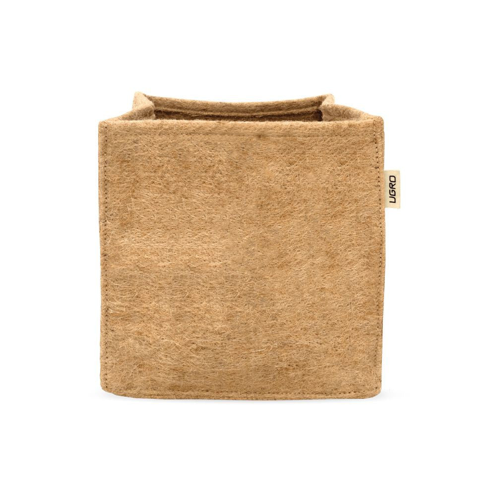 U Gro Jute Square Blumentopf 20x20x20 cm - 8 l