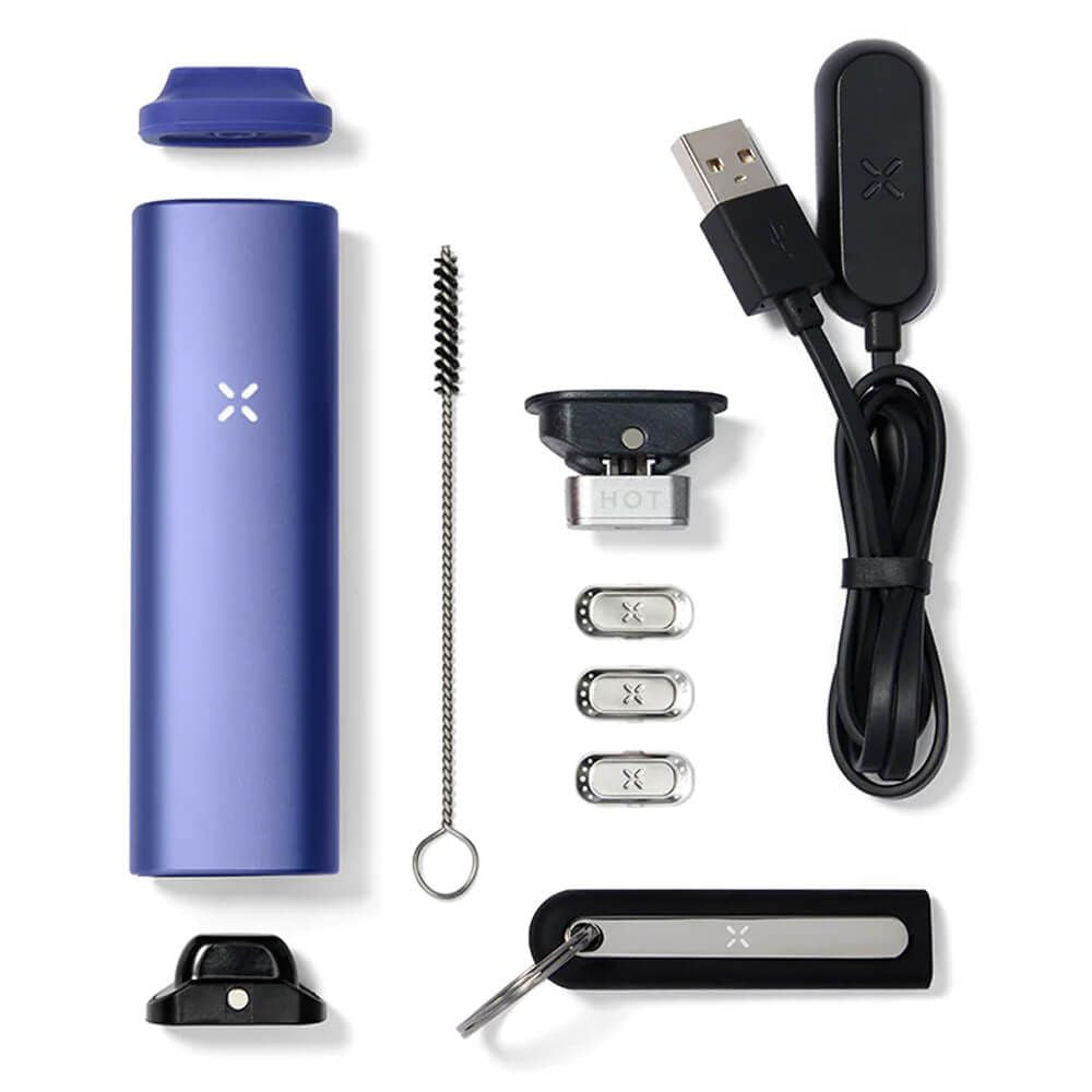 PAX Plus Complete Kit Periwinkle Dry Herb Vaporizer