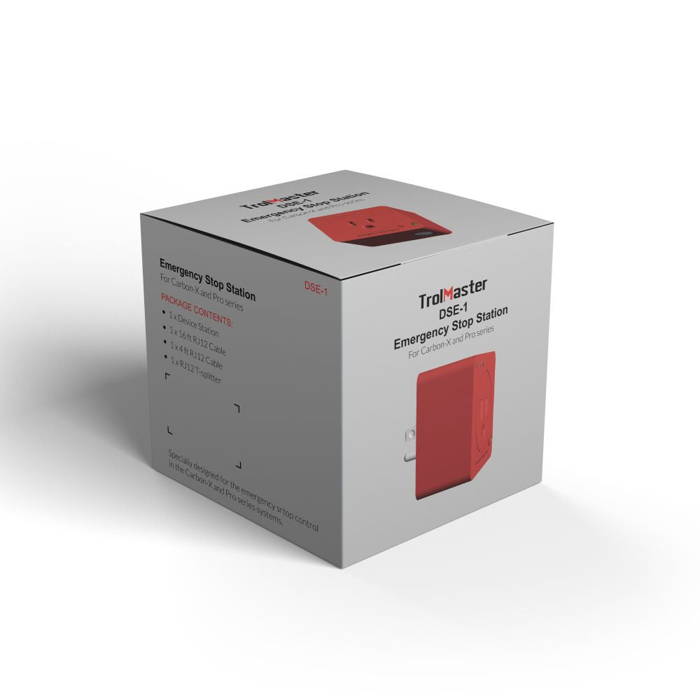 Trolmaster CO2 Emergency Stop Station & Cable set (DSE-1E) - ohne Adapter (Schuko DE Endstück)