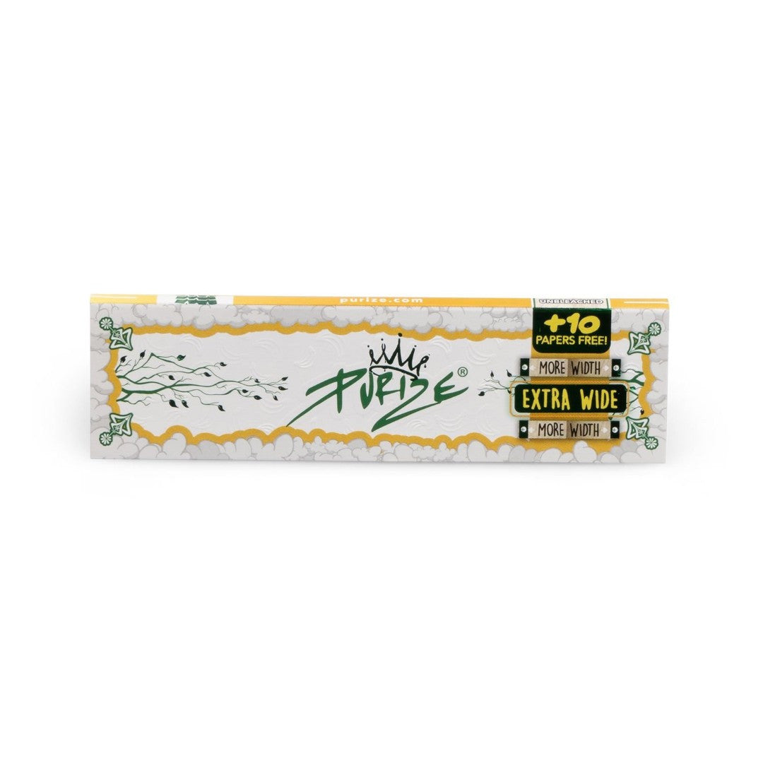 PURIZE® Papers King Size Wide, 42 St. pro Packung, ungebleicht