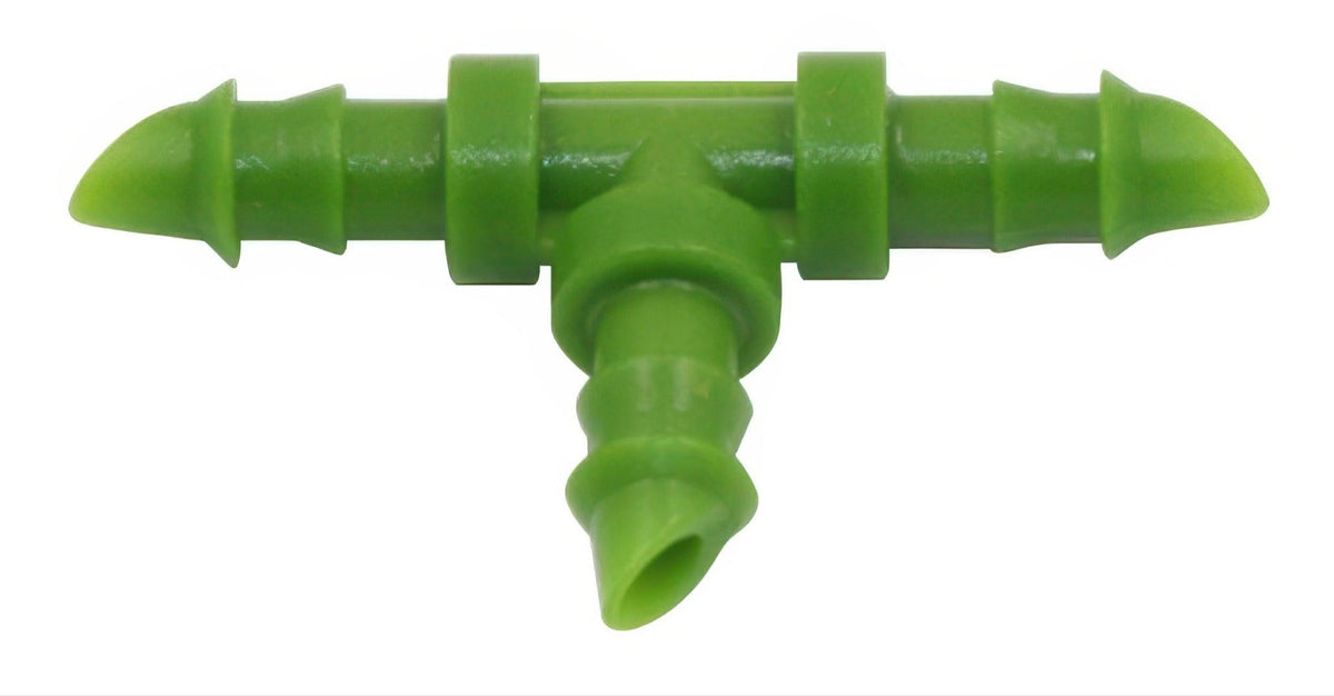 FloraFlex Barbed T 1/4 Zoll T-Stück, 100er-Pack