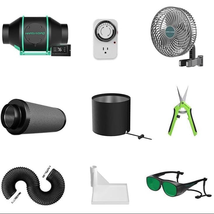 Mars Hydro hochwertiges Zubehör in den Komplettsets enthalten